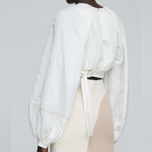 ACLER HARLOW TOP Ivory - Picture 4 of 7